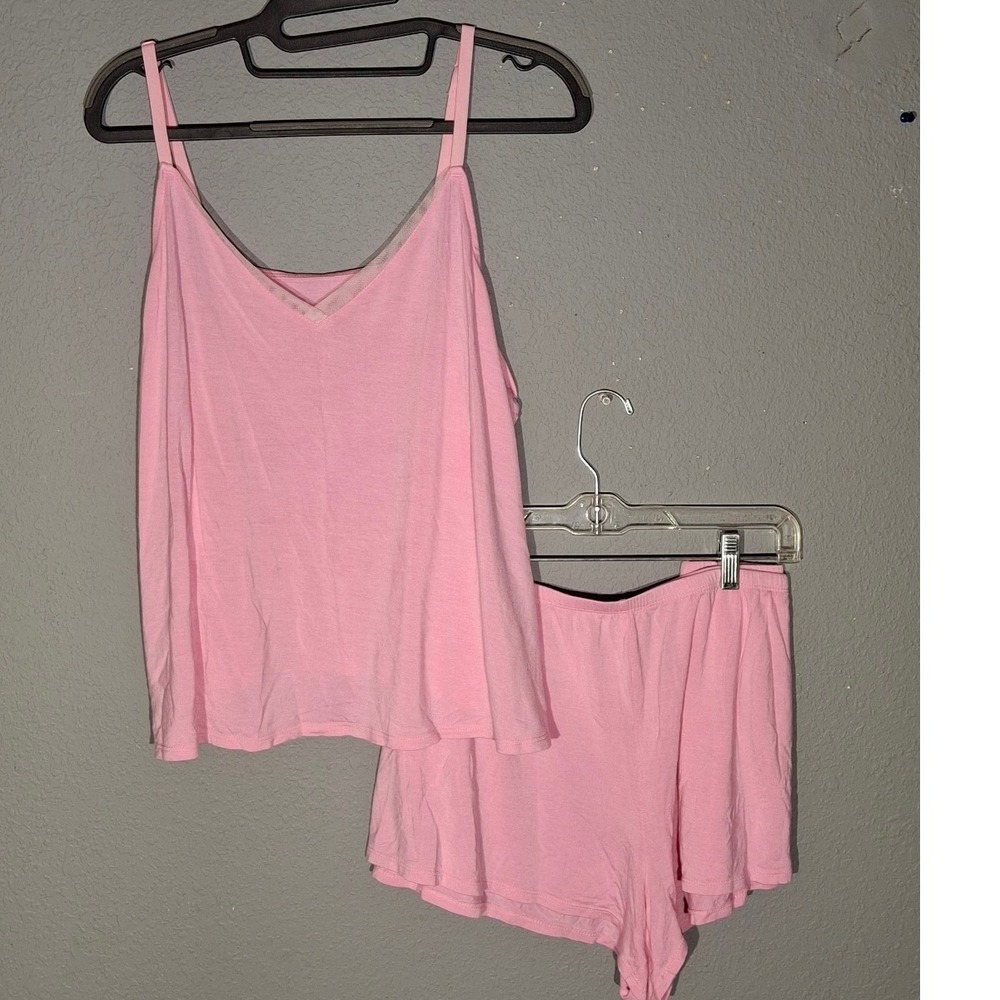 Stars Above Pink Beautifully Soft Cami and Shorts Pajama Set XXL Sleepwear